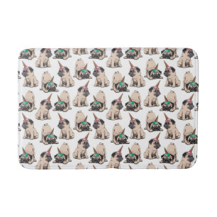 Tapis De Bain Motif aspirant de licorne des carlins de chiot