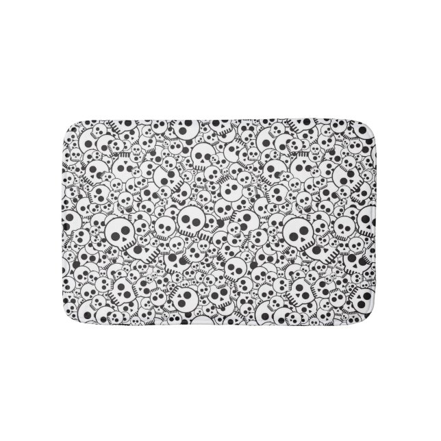 Tapis De Bain Motif avec des crânes (Devant)
