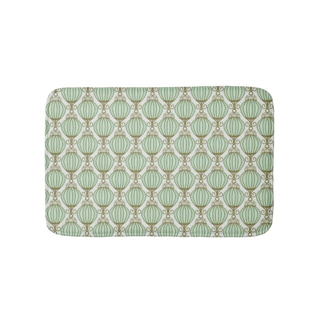 Tapis De Bain Motif bleu de Motton (Devant)