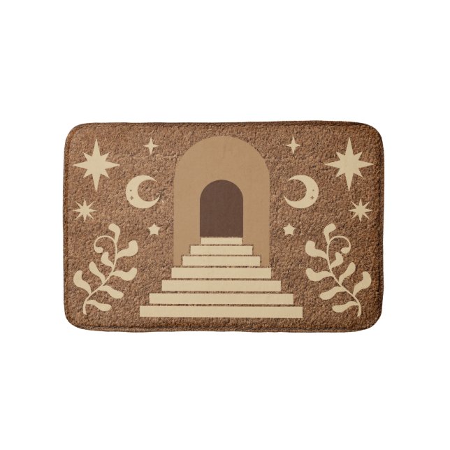 Tapis De Bain Motif Bohème  (Devant)