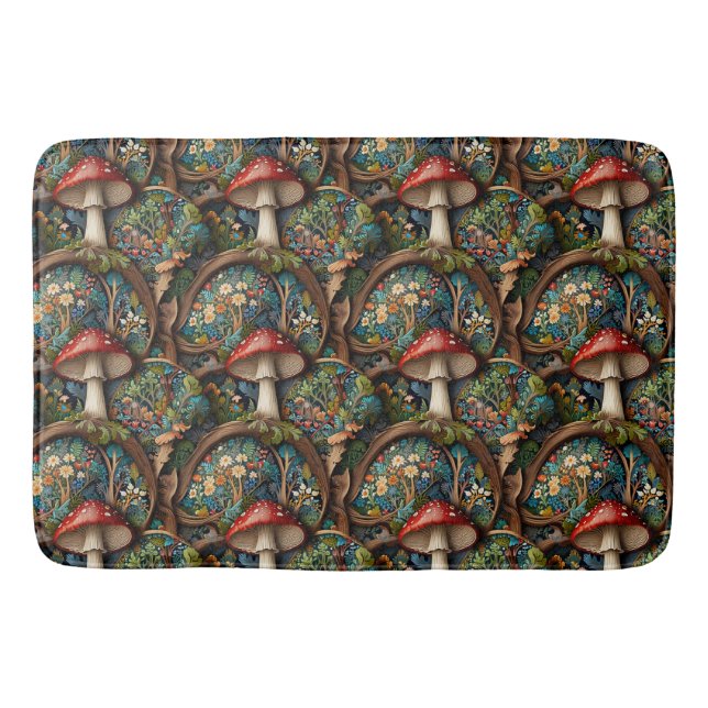 Tapis De Bain Motif bohème élégant rétro (Devant)