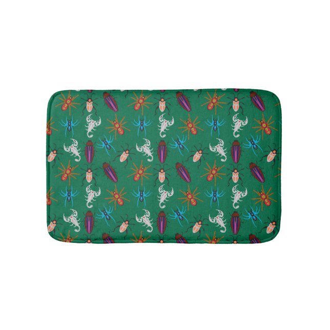 Tapis De Bain Motif Bugs Et Scorpions (Devant)