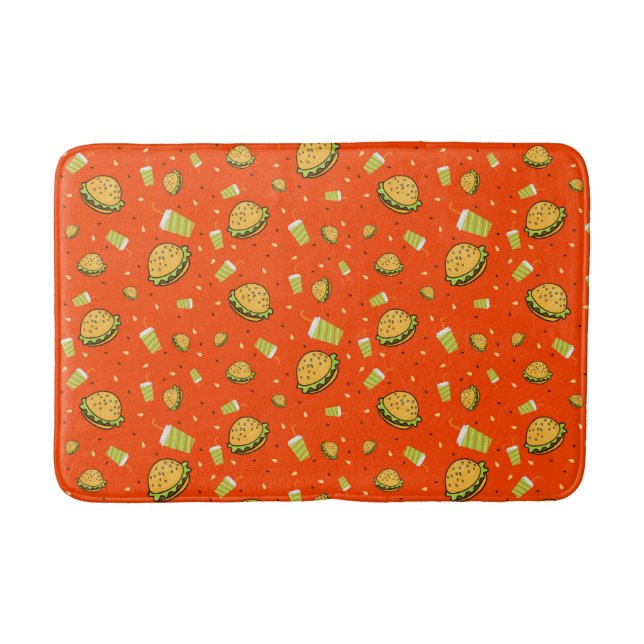 Tapis De Bain Motif Burgers (Devant)