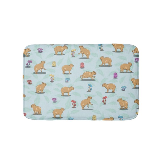 Tapis De Bain Motif Capybara (Devant)