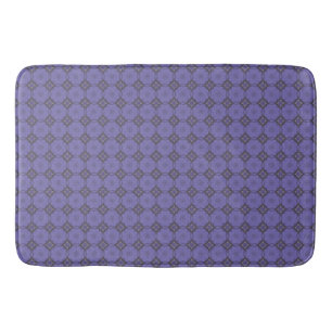 Tapis De Bain Motif Carré de losange violet