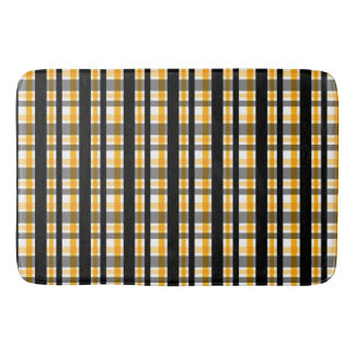 Tapis De Bain Motif carreaux automne diagonal moderne