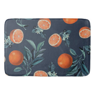 Tapis De Bain Motif citron et feuille VI