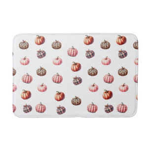 Tapis De Bain motif citrouille Halloween/Automne