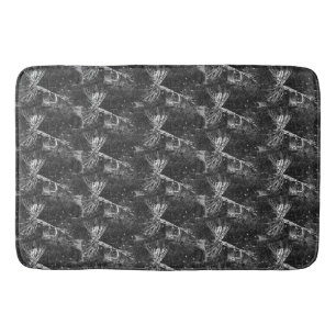 Tapis De Bain Motif classique à mouches sèches pour la pêche 