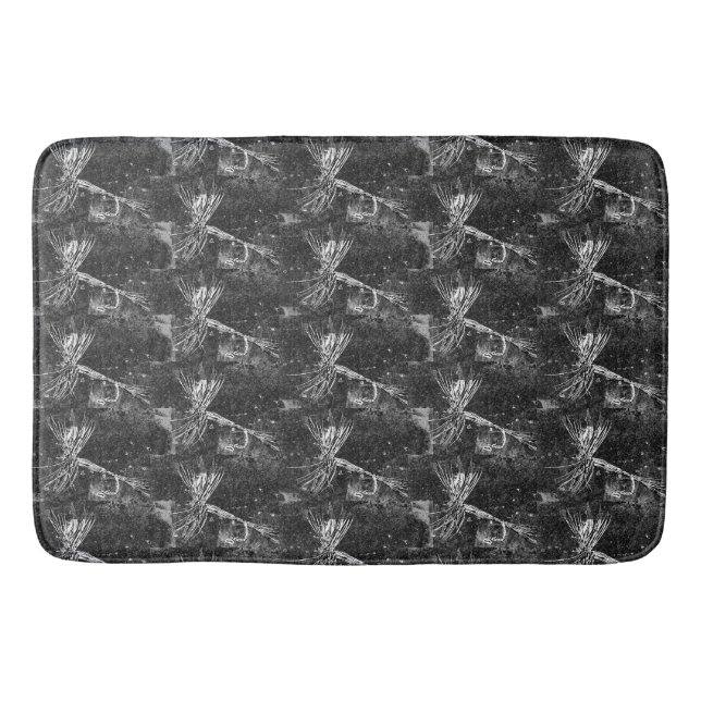 Tapis De Bain Motif classique à mouches sèches pour la pêche à l (Devant)