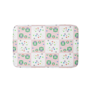 Tapis De Bain Motif coloré de hibou pour les enfants 2