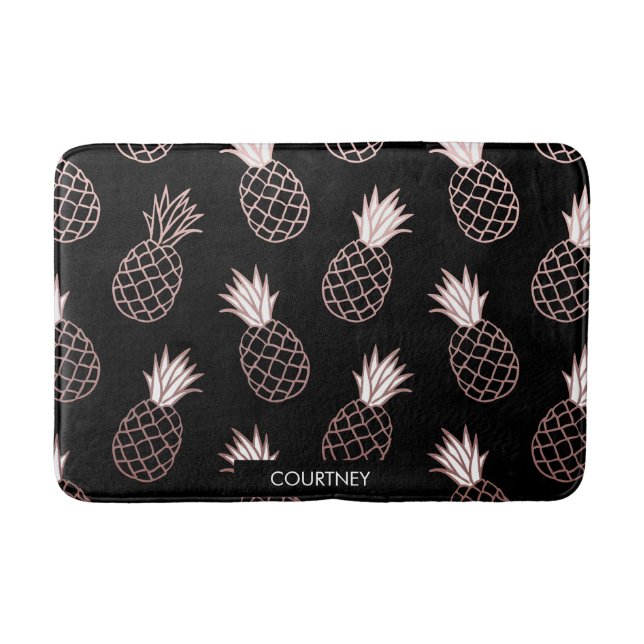 Tapis De Bain Motif d'ananas mignon (Devant)