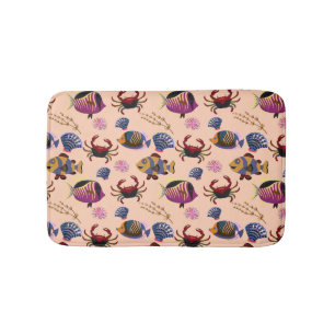 Tapis De Bain Motif d'animaux aquatiques vie sous-marine 10