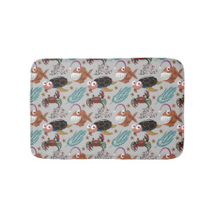 Tapis De Bain Motif d'animaux aquatiques vie sous-marine en me