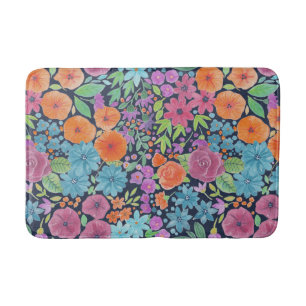 Tapis De Bain Motif d'aquarelle florale