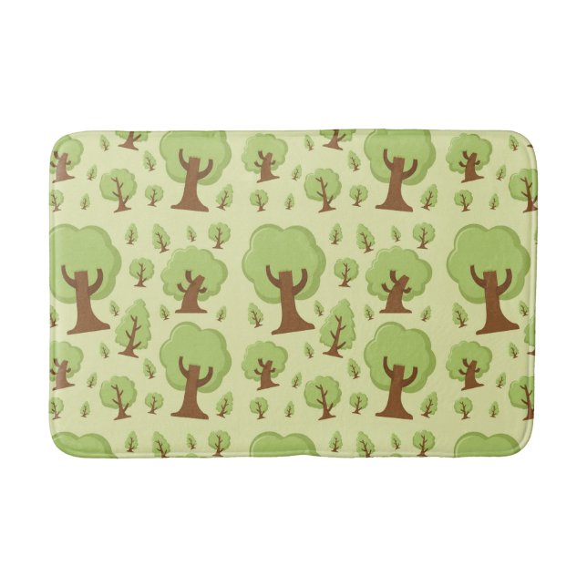 Tapis De Bain Motif d'arbres fantaisistes (Devant)