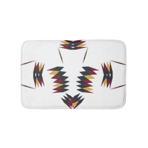 Tapis De Bain Motif d'art autochtone du sud-ouest