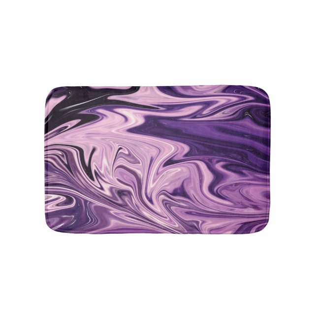 Tapis De Bain Motif d'art de galaxie bleue (Devant)
