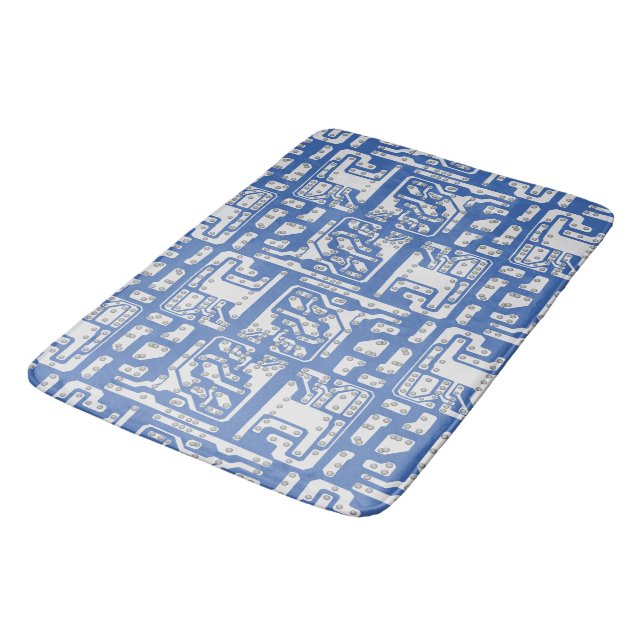 Tapis De Bain Motif de carte de circuit (Angle)