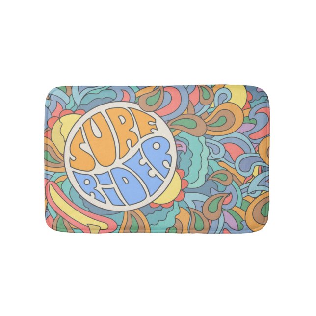 Tapis De Bain Motif de cavalier de surf (Devant)