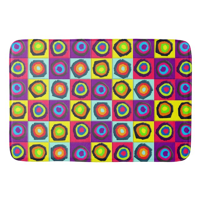 Tapis De Bain motif de cercles (Devant)