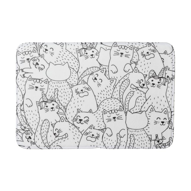 Tapis De Bain Motif de chat (Devant)