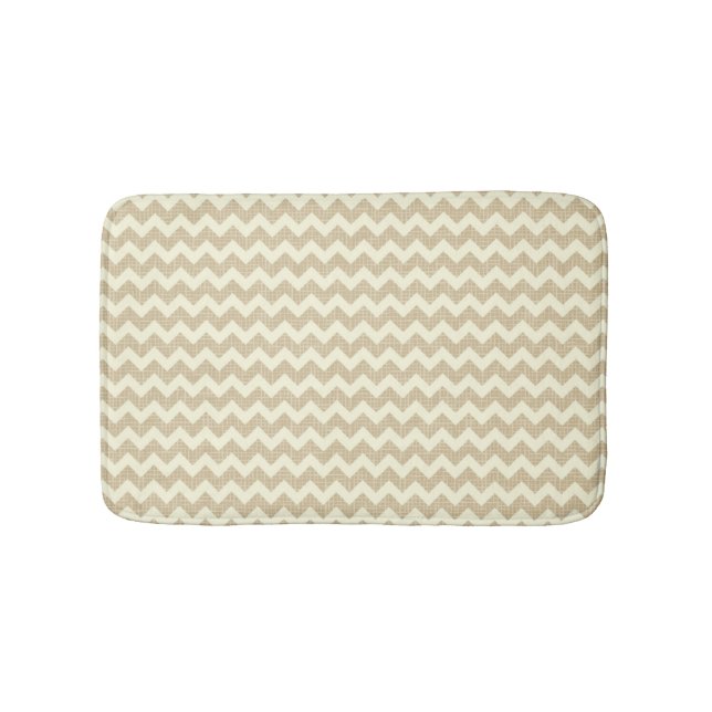 Tapis De Bain Motif de Chevron (Devant)