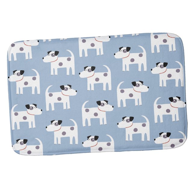 Tapis De Bain Motif de chien Terrier Jack Russell Parson (Paros  Kack Russell terrier dog bath mat)