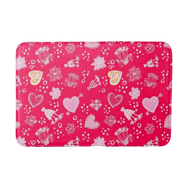 Tapis De Bain Motif de coeur (Devant)