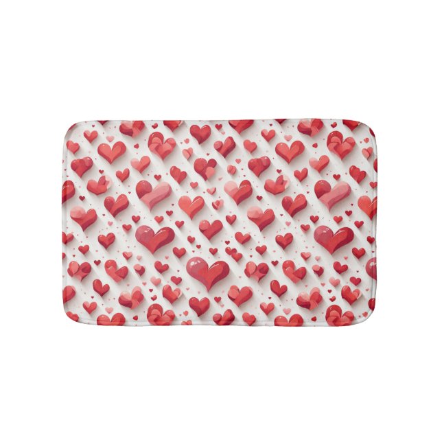 Tapis De Bain Motif de coeur (Devant)