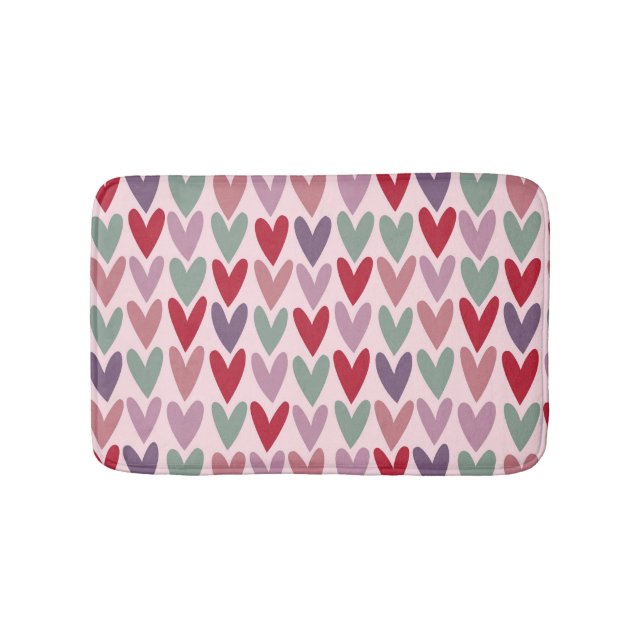 Tapis De Bain Motif de coeur 1 (Devant)