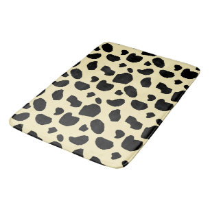 Tapis De Bain Motif de couleur de peau d'animal de vache