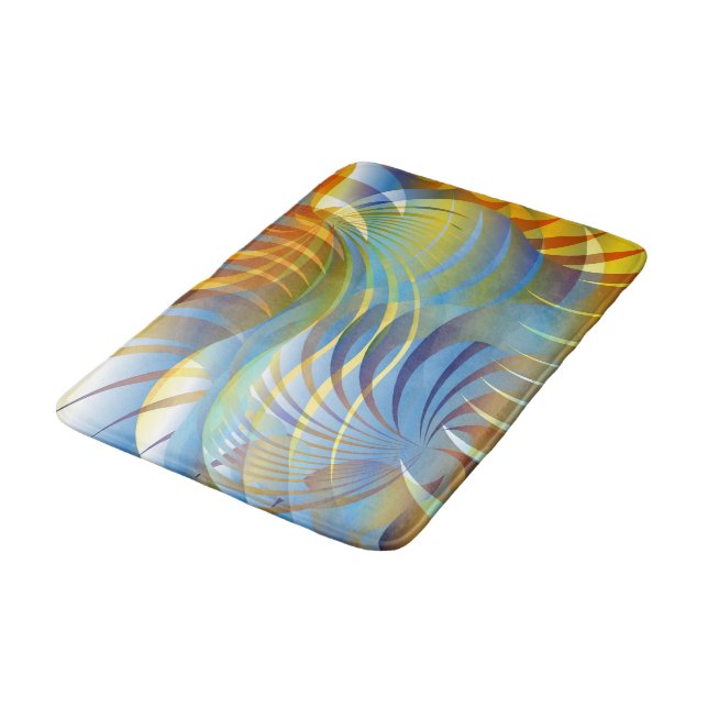 Tapis De Bain Motif de courbe (Angle)