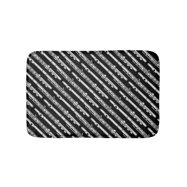 Tapis De Bain Motif de dessin de flux (Devant)