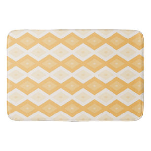 Tapis De Bain Motif de diamant jaune