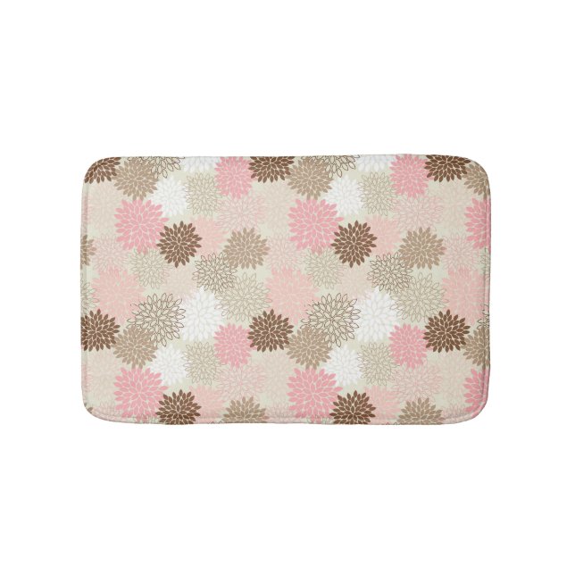 Tapis De Bain Motif De FEMME Rose Et Brown (Devant)