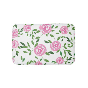 Tapis De Bain Motif de fleurs