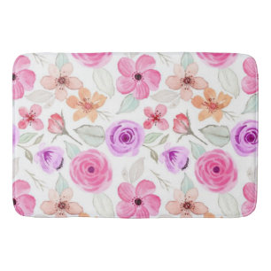 Tapis De Bain Motif de fleurs