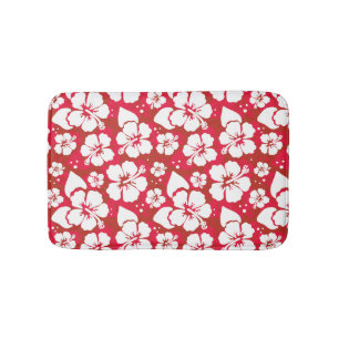 Tapis De Bain Motif de fleurs de ketmie