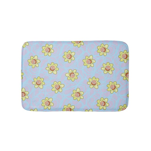Tapis De Bain Motif de fleurs Morty (Devant)