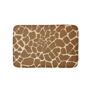 Tapis De Bain Motif de fourrure Giraffe Imprimer