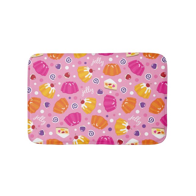 Tapis De Bain Motif de gelée douce (Devant)