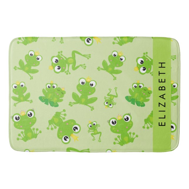 Tapis De Bain Motif de grenouille, Grenouille verte, Prince de g (Devant)