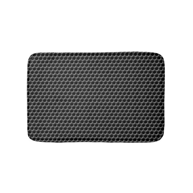 Tapis De Bain Motif de grille en métal - arrière - plan (Devant)