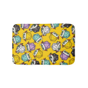 Tapis De Bain Motif de jeu de dés D20