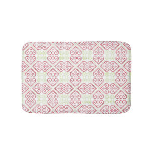 Tapis De Bain motif de la broderie de croix vintage