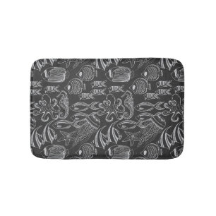 Tapis De Bain Motif de la mer Noire
