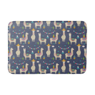 Tapis De Bain Motif de lama de célébration