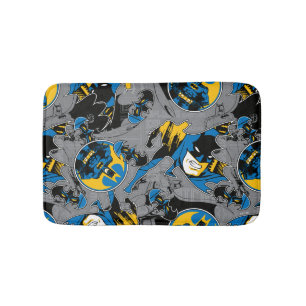 Tapis De Bain Motif de lancer à fond Batman