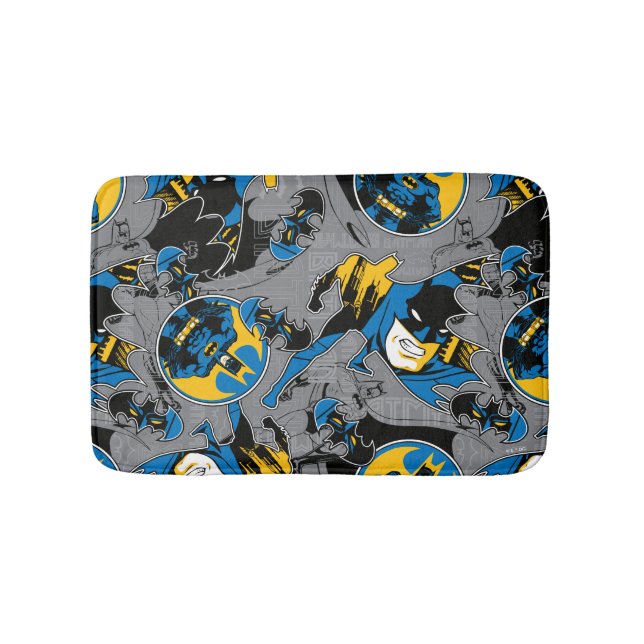 Tapis De Bain Motif de lancer à fond Batman (Devant)